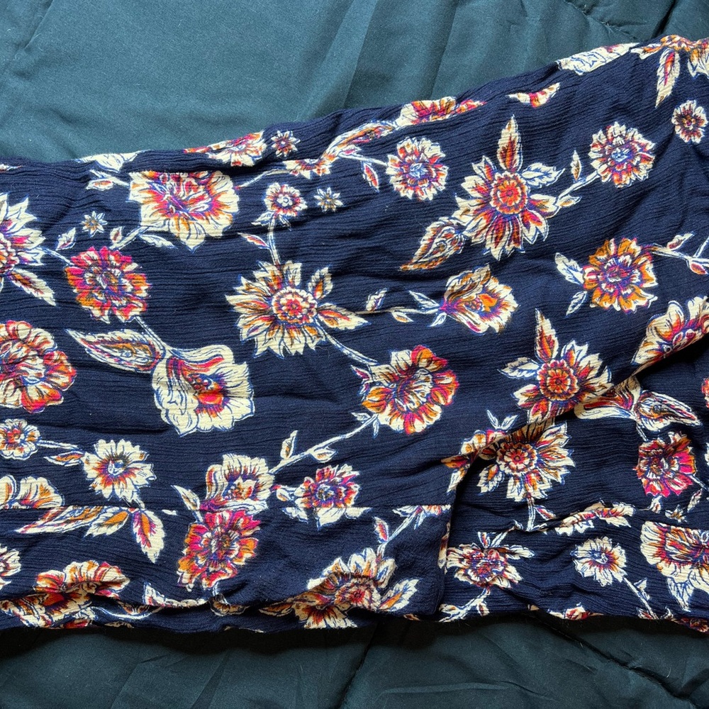 Billabong Navy Floral Pants